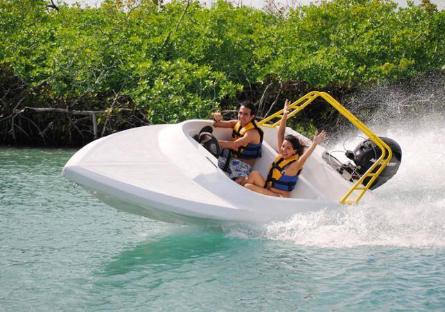 Jungle tour: drive your own speedboat