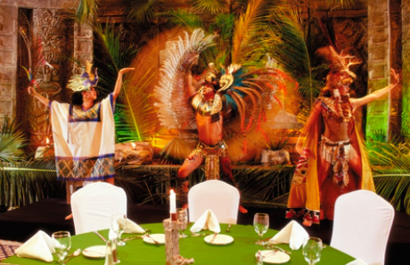 Maya culture dinner show